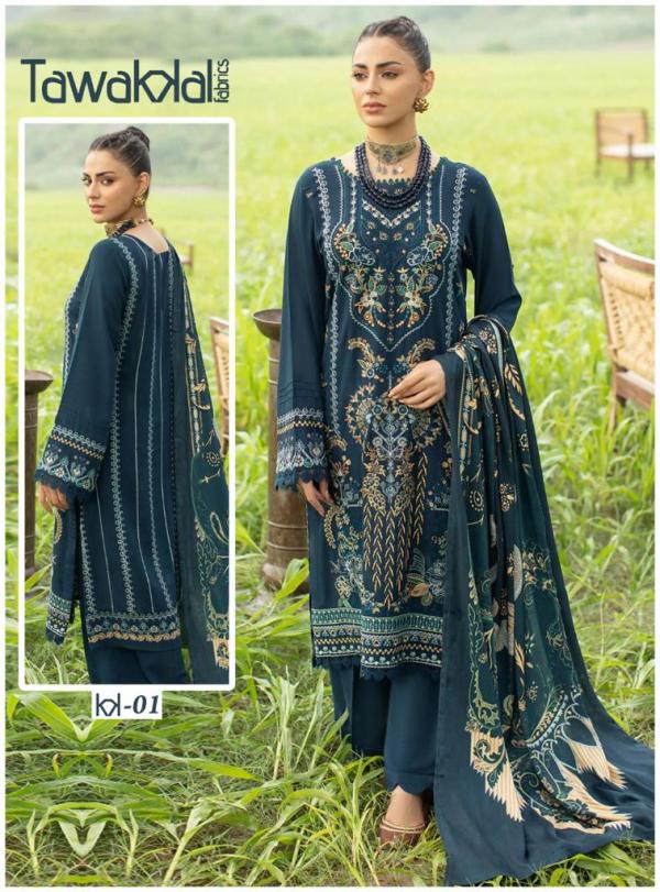 Tawakkal Mehroz Luxury Heavy Cotton Karachi Dress Material